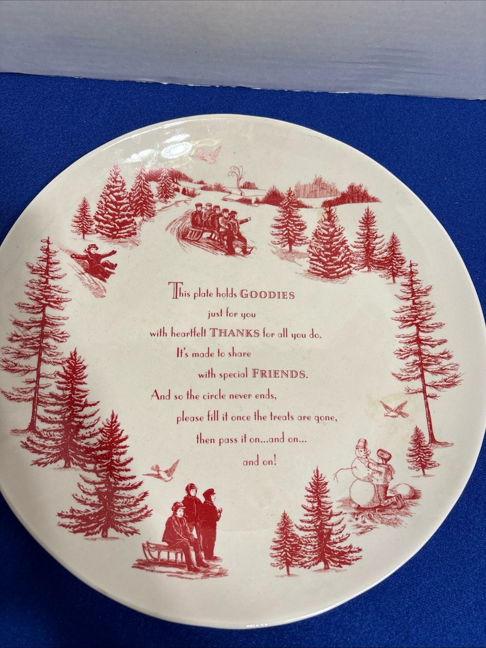 Hallmark Friendship Plate